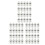 60 Pieces of Sandblasting Machine Ceramic Nozzles Suitable for  K/LAVOR//NILFISK/Bosh 1