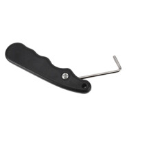6X Practical for Figure Roller with Extended Hook Durable Ice Hockey Puller Portable Handle Skate Lace Tightener