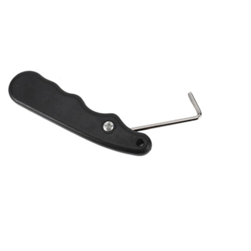 6X Practical for Figure Roller with Extended Hook Durable Ice Hockey Puller Portable Handle Skate Lace Tightener