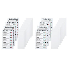 8 Pcs to Do List Memo Board Removable Message Board Plastic RV Checklist Personal Schedule Board with 8 Cards
