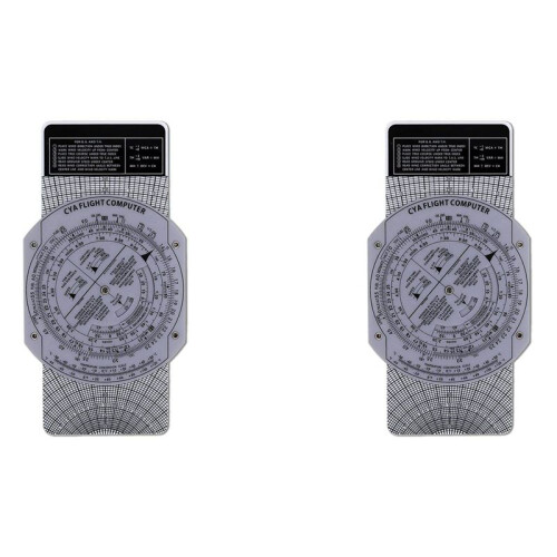 2X E6B Flight Computer Aviation Plotter Circular Slide Rule Used in Aviation Flight Training  Training, Internships