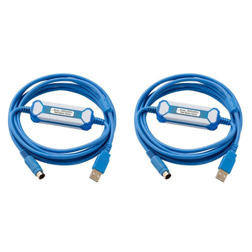 2X TSXPCX3030-C Suitable Schneider Twido Series PLC Programming Cable TSXPCX3030 Download Cable