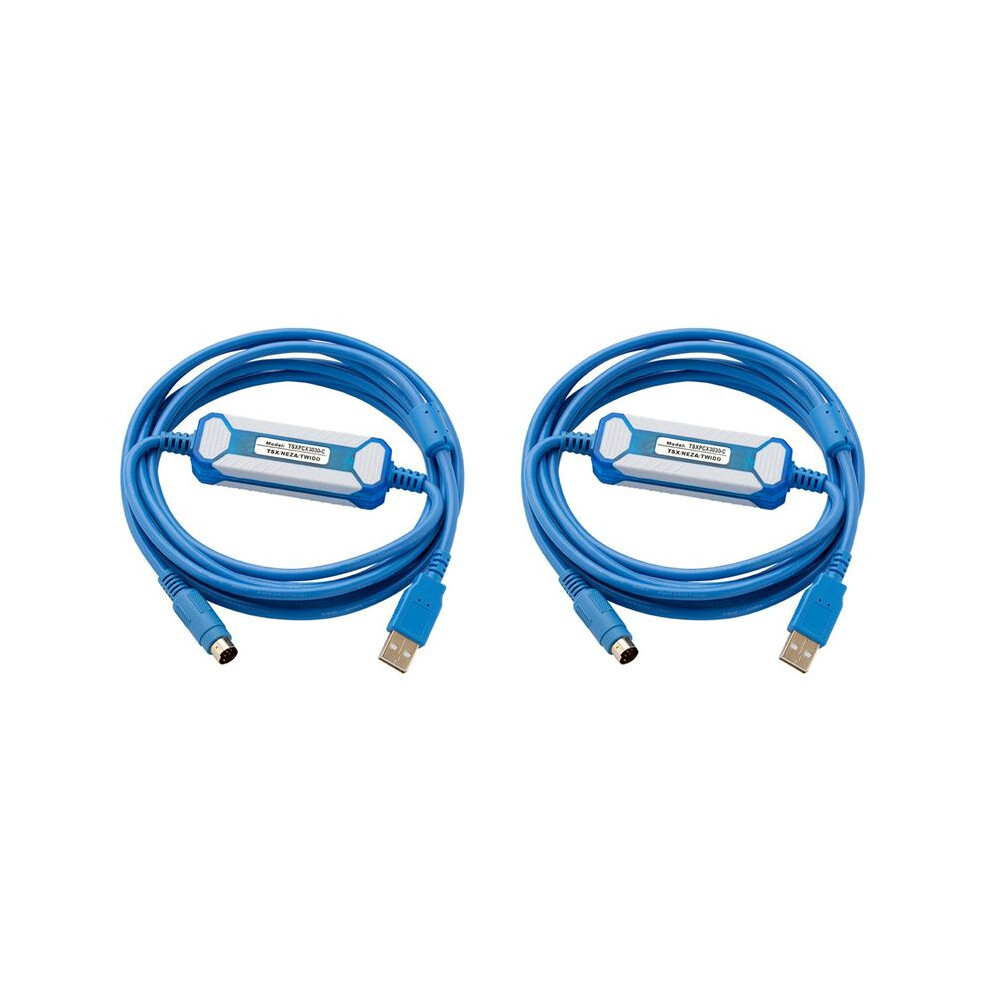 2X Tsxpcx3030-C Suitable Schneider Twido Series Plc Programming Cable Tsxpcx3030 Download Cable 6031559382051