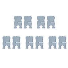 10Pcs Book Stand Silicone Mold Carved Eid Resin Quran Folding Book Stand Holder Muslim Prayer Book Organizer Bookshelf
