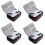 4X Important File Pocket Holder,Document Organizer Box,Oxford Waterproof Document Storage Bag with Safe Code Lock(Black) 1