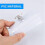 200Pcs Pin Style Clip Horizontal Name Crachá Holders com Inserts Fit Card 90X55mm 3
