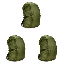 3X 100L Backpack Rain Cover Waterproof Bag Dust Hiking Travel Camping Bags Portable Large,Army Green