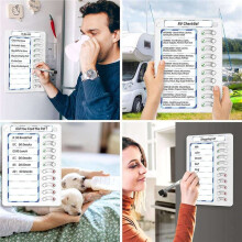 2X Erasable Chore Chart for Kids to Do List Routine Task Planning Board with Magnetic Stickers Refrigerator Magnet