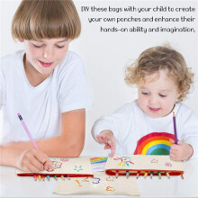 160 Stuks Canvas Rits Zakken Potlood Pouch Make- Tassen Leeg Canvas Etui Cosmetische Tas voor Reizen DIY School (S)