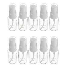 10Pcs Beauty Transparent Plastic Perfume Empty Spray Bottle Small Travel Bottle with Fine Spray Bottle 20Ml