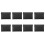 8X PU Leather A4 File Folder Document Holder Waterproof Portfolio Envelope Folder Case with Snap Closure(Black) 1