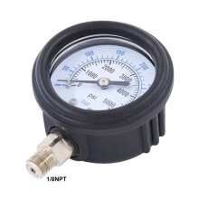 5X PCP Scuba Diving Air Vertical Manometer for Fill Station Double-Range 350Bar High Pressure Gauge 1/8Npt