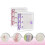 8 Pack  Transparent 3 Ring Binder Covers with Grid Inner Page and 24 Pcs Binder Pockets(3 Pcs/Set) 2