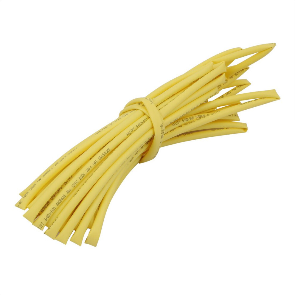 Yellow Heat Shrink Tubing 8M Polyolefin 4.5Mm Durable Flame Retardant For Electrical Wire 9073542398592