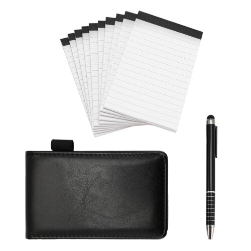 12 PçS Conjunto de Suporte para Blocos de Notas de Bolso Pequeno  Suporte para Bloco de Notas de Bolso com 10 PçS 3 Polegadas X 5 Polegadas Refil
