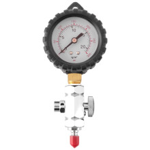 Scuba Diving Pressure Gauge for BCD Regulators Checkers Analyser 300PSI Gas Output Adjustable Testing Table