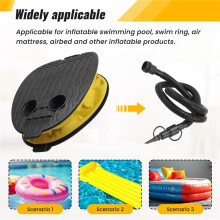 Outdoor Foot Pump Air Pump Inflator for Camping Mat Mattress Balloon Inflatable Bed Boat Swimming Floating Accessories
