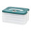 Dumplings Box Storage Box Refrigerator Dumpling Freezing Multi-Layer Freeze Quick-Freeze Dumpling Box Navy 1