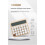 12 Digits Mechanical  Calculator Large LCD Display Desktop Calculator Large Button Financial Calculator Beige 3
