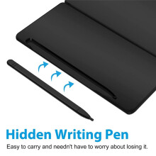 Calculator with Notepad, 12 Digits LCD Display Solar Desktop Calculator Portable Calculator for Office, School and Home