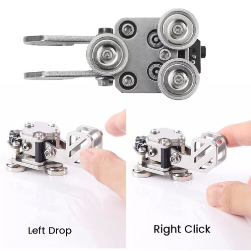 CW Morse Code Keys Automatic Radio HAM Send Telegram Double Paddlewith Stainless Steel Body Three Neodymium Magnets 2