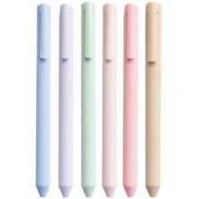 Confezione da 6 Penne Gel Colorate con Inchiostro Pastello, Penna un Inchiostro Ad Asciugatura Rapida, Punta Fine da 0,5 Mm, Forniture per Ufficio,