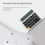 12 Digits Mechanical  Calculator Large LCD Display Desktop Calculator Large Button Financial Calculator Beige 6