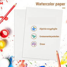 120 Hojas de Papel de Acuarela a Granel, Papel de Color de Agua de 300 G/M² para NiñOs, NiñOs, Adultos, Artistas, Dibujo (5 X 7 Pulgadas)