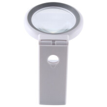 Loupe avec LumièRe et Support, Loupe de Lecture Pliable 30 X 10 X avec LumièRe LED 18, pour Personnes ÂGéEs, Bijoutiers