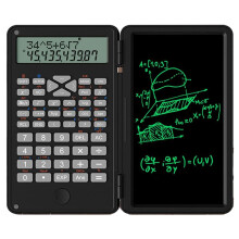 Scientific Calculators, 12-Digit LCD Display Pocket Office Desktop Calculator for Home School Meeting and Study,Black