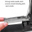Rotatable Spring Stapler Desktop One-Press Stapler 20 Sheet Capacity Make Booklets 8 Pre-Set Positions with 1000 Staple 8