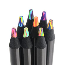 8 Colors Rainbow Pencils, Jumbo Colored Pencils for Adults, Multicolored Pencils for Art Drawing, Coloring, Sketching