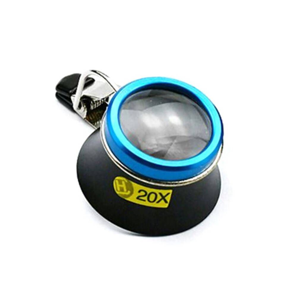 20X Eyeglass Magnifier Clip- Eye Magnifier Portable Eyepiece  Operator Watchmaker Repair Tool