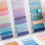 2400Pcs Page Markers,Morandi Sticky Note Tabs Colored Writable and Repositionable Book Flags Tabs Strip Index Tabs 4