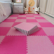 Foam Play Mat with Borders, 10pc Soft EVA Interlocking Tiles for Kids Room and Home Gym Flooring