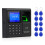 Fingerprint Attendance Machine+10 Cards Access Control Electric  Clock Recorder RFID Keypad USB Data Manage 1
