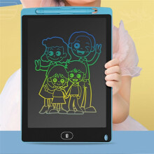 12-Inch Children's LCD Handwriting Board Color Handwriting LCD Electronic Light Writing Graffiti Drawing Board,A
