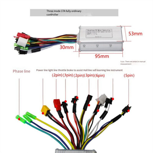 Lithium Battery Modification Accessories S966 Color Screen Instrument 17A 3-Mode Sine Wave Controller Set 2