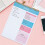 2PCS to Do List Notepad Planner Notebook,5.6 x 8.5Inch Weekly Planner Daily Task Pad Productivity Note Organizer 9