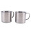 Camping Cookware Set,Stainless Steel Camping Pot, Portable Outdoor Tableware Set, Foldable and Stackable Pot Set 2