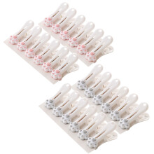 Pinzas para Comida con Forma de Pata de Gato, Pinzas para Ropa, Abrazadera PráCtica y Encantadora, Pinzas Multiusos Duraderas para Bolsas de