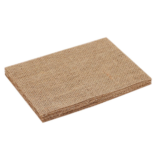 10 pcs Natural Hessian Burlap Place Mat Table Placemats Coaster Dining Decor 2