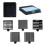 Sticky Note Stencil Template-Post It Note Holder for Precision Planning Organization,Note Organizer for Office School A 8
