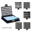Sticky Note Stencil Template-Post It Note Holder for Precision Planning Organization,Note Organizer for Office School B 7