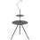 Round Camping Table Double Layer Small Folding Table Compact Beach Camp Accessories Backpacking Tool for BBQ Picnics 1