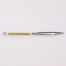 Letter Opener Project Kit - Chrome Finish, 6 Pieces, Pack for Making Office Classroom Supplies DIY