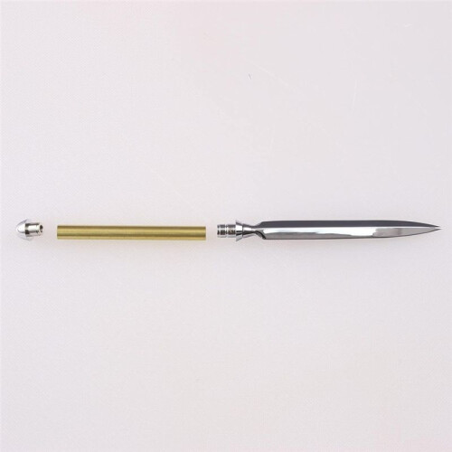 Letter Opener Project Kit - Chrome Finish, 6 Pieces, Pack for Making Office Classroom Supplies DIY