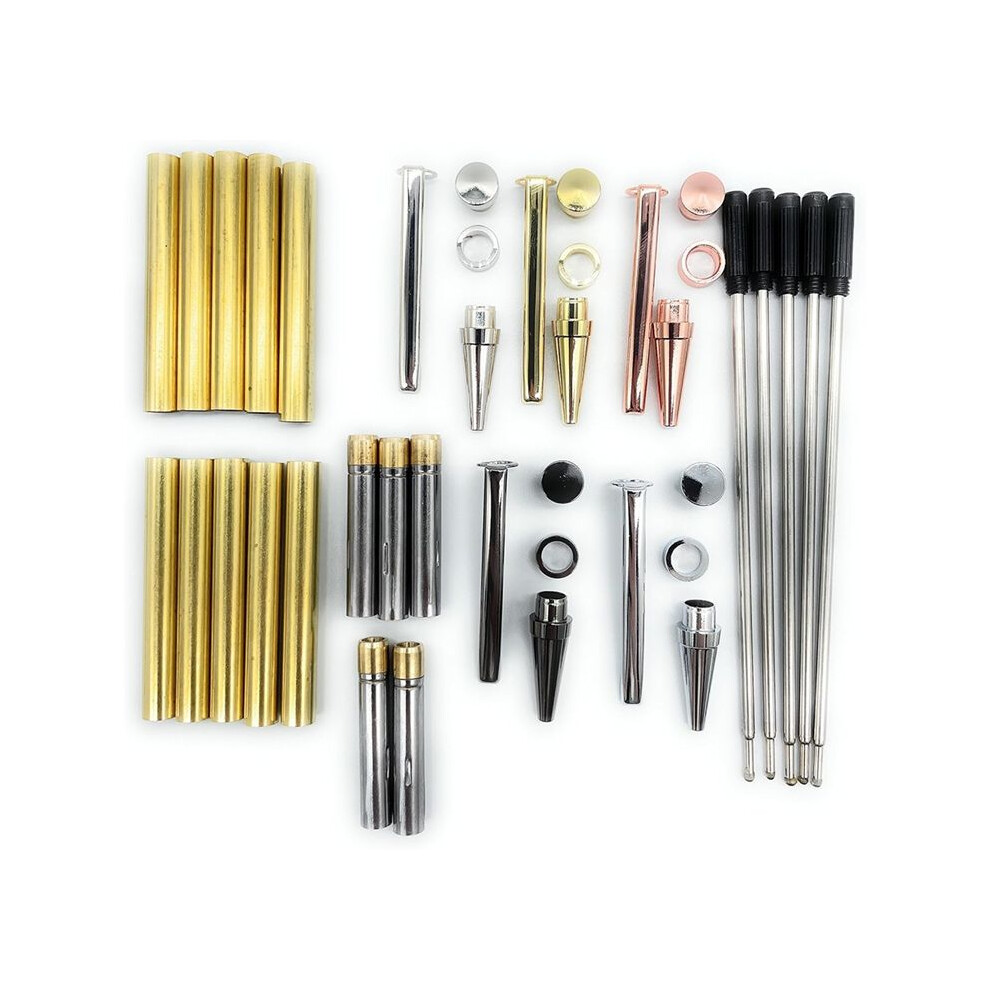 Wooden Twister Pen Set 5-Pack, Various Finishes 7Mm Twister Pen Set 4713180206655