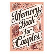 Memory Book for Couples Our Story Book for Couples 58 Pages Adventure Scrapbooking Supplies for Meaningful Valentines
