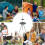 Round Camping Table Double Layer Small Folding Table Compact Beach Camp Accessories Backpacking Tool for BBQ Picnics 3